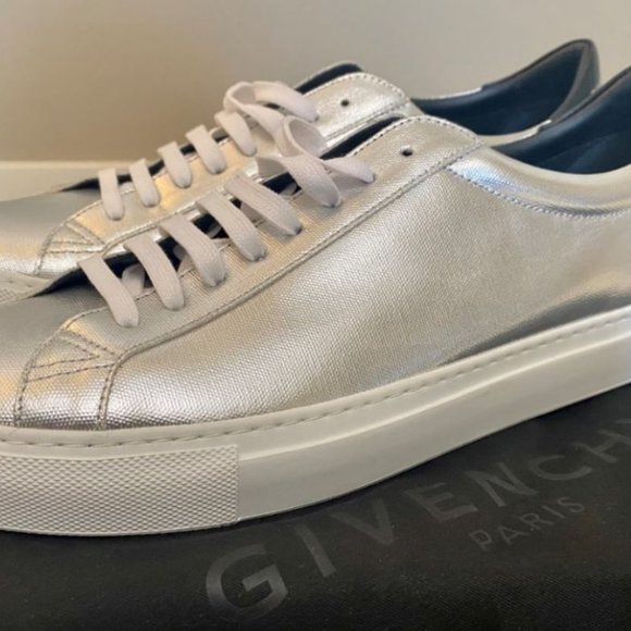 Givenchy Urban Street Silver Sneakers - Picture 2 of 3